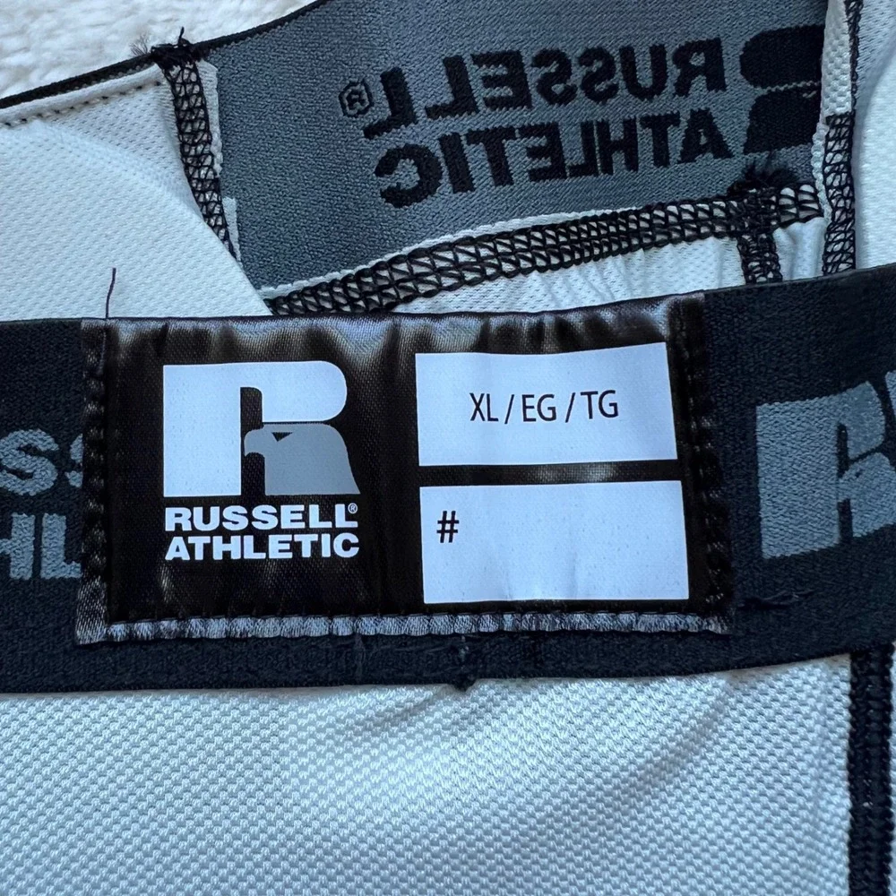 Russell Athletic Mens Gray Padded Compression Shorts XL‎ RAIGR4 Football Impact